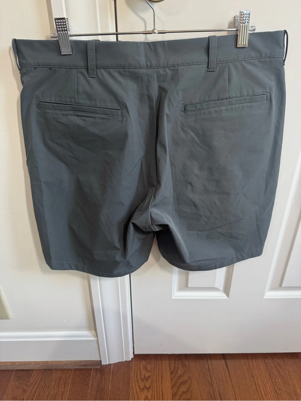 J. Crew Men's Flat Front Charcoal Performance Shorts